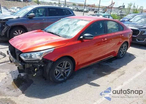 2020 Kia Forte Gt-Line z USA, uszkodzony, nr VIN 3KPF34AD0LE167738